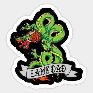 New School Dragon Sticker